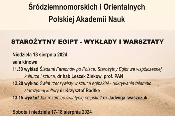 Karpacki Festiwal Archeologiczny - wykłady i warsztaty starożytny Egipt 